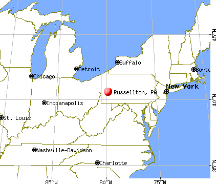 Russellton, Pennsylvania map