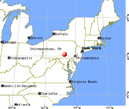 Shiremanstown, Pennsylvania map
