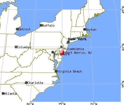 Port Norris, New Jersey map