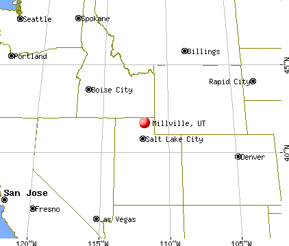 Millville, Utah map