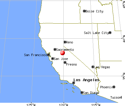 Mi-Wuk Village, California map