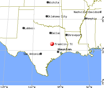 Franklin, Texas map
