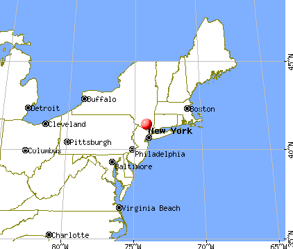 Beaverdam Lake-Salisbury Mills, New York map