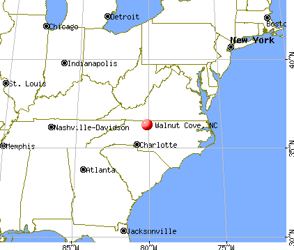 Walnut Cove, North Carolina map