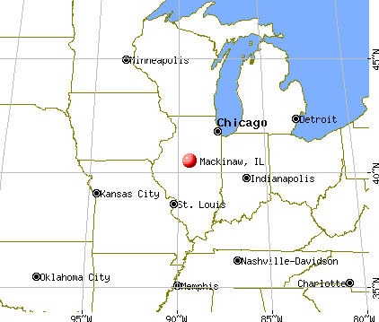 Mackinaw, Illinois map