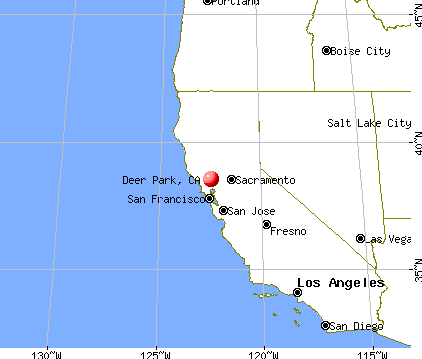 Deer Park, California map