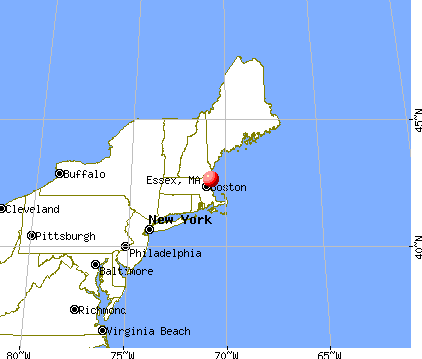 Essex, Massachusetts map
