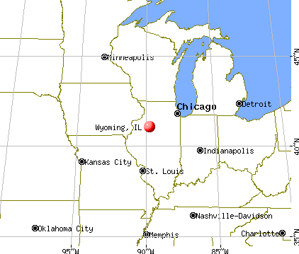 Wyoming, Illinois map