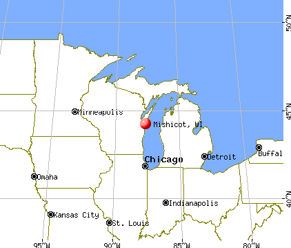 Mishicot, Wisconsin map