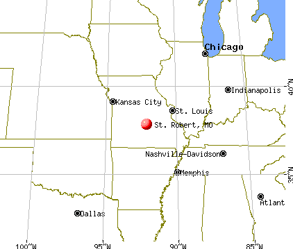 St. Robert, Missouri map