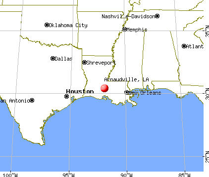 Arnaudville, Louisiana map