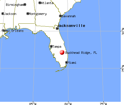 Buckhead Ridge, Florida map