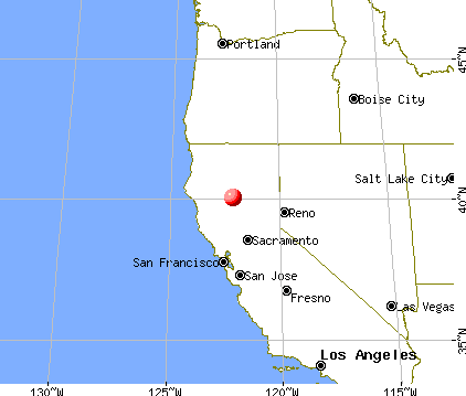 Gerber-Las Flores, California map
