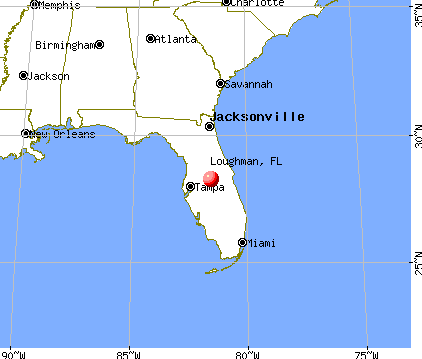 Loughman, Florida map