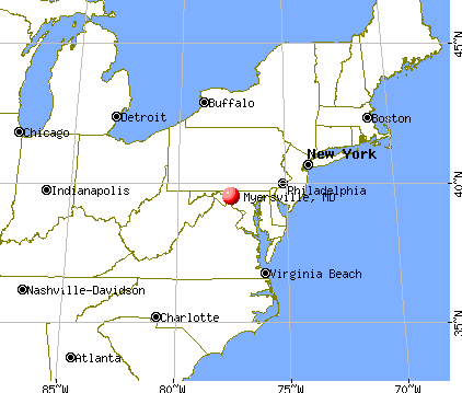 Myersville, Maryland map