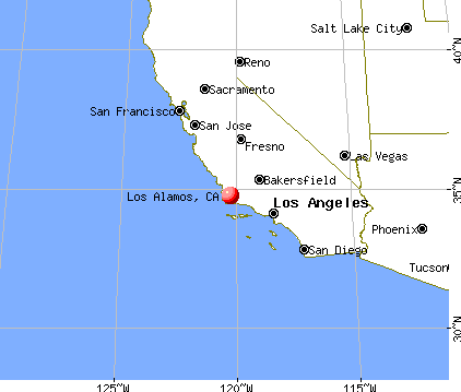 Los Alamos, California map