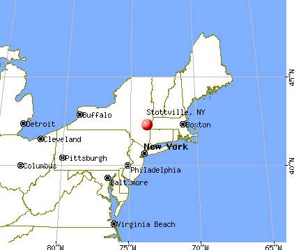Stottville, New York map