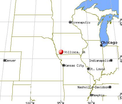 Villisca, Iowa map