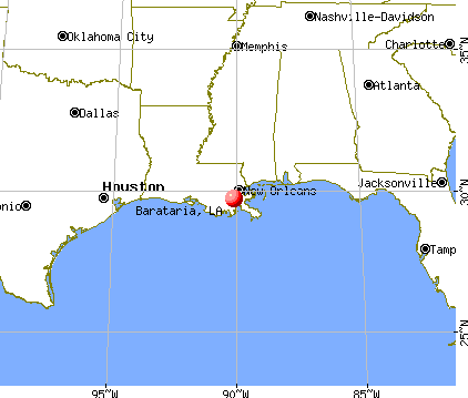 Barataria, Louisiana map