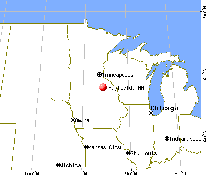 Hayfield, Minnesota map