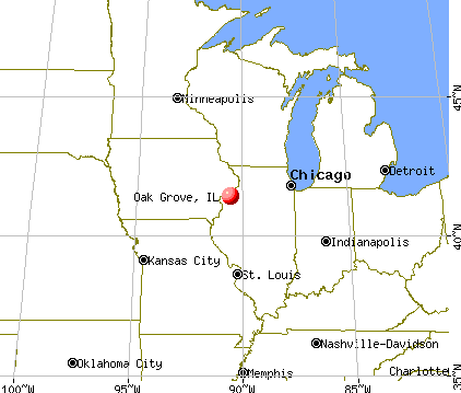 Oak Grove, Illinois map