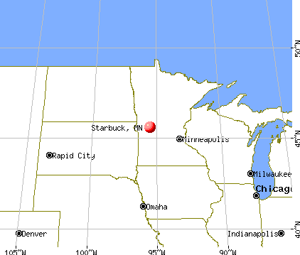 Starbuck, Minnesota map
