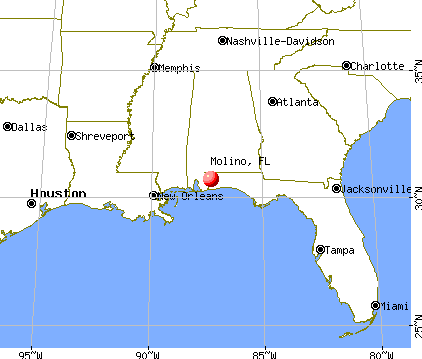 Molino, Florida map