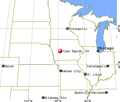 Coon Rapids, Iowa map
