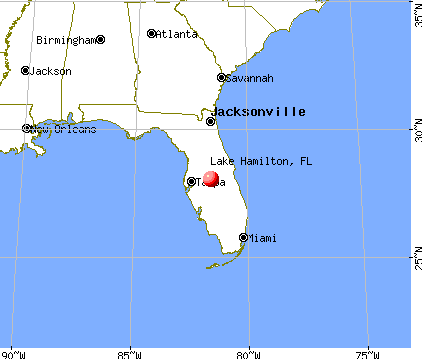 Lake Hamilton, Florida map