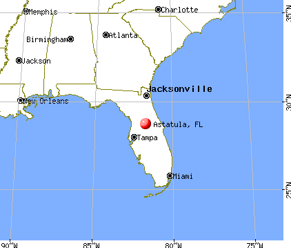 Astatula, Florida map