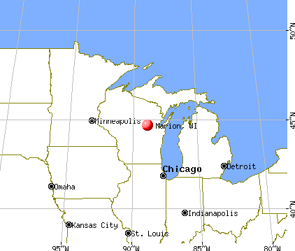 Marion, Wisconsin map