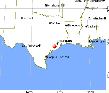 Boling-Iago, Texas map