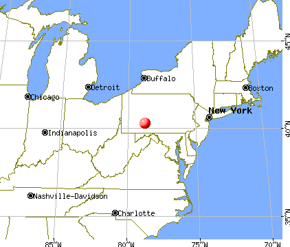 Salix-Beauty Line Park, Pennsylvania map