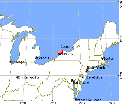 Gasport, New York map