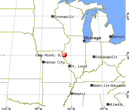 Camp Point, Illinois map