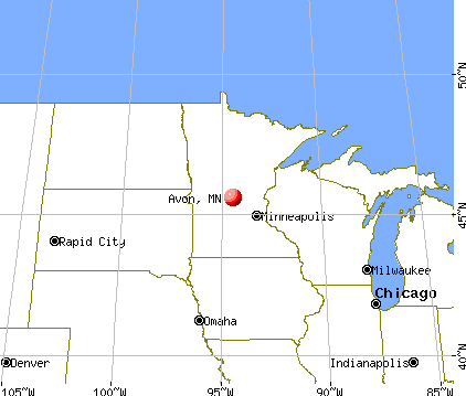 Avon, Minnesota map