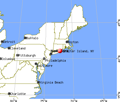 Shelter Island, New York map