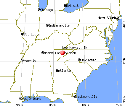 New Market, Tennessee map