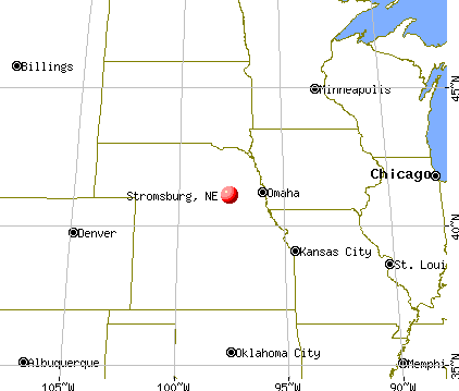 Stromsburg, Nebraska map