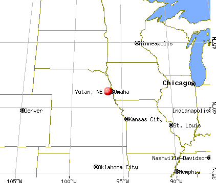 Yutan, Nebraska map