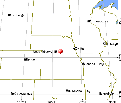 Wood River, Nebraska map