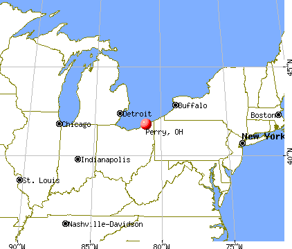 Perry, Ohio map