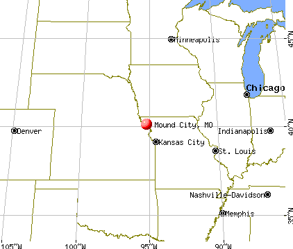 Mound City, Missouri map