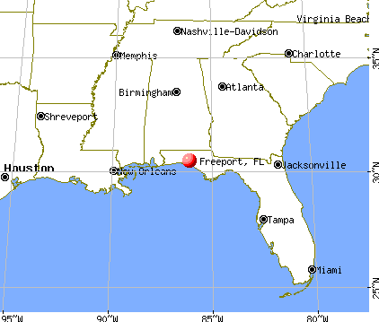 Freeport, Florida map