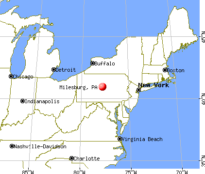 Milesburg, Pennsylvania map