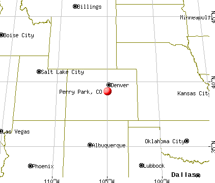 Perry Park, Colorado map