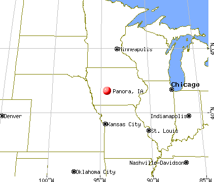 Panora, Iowa map