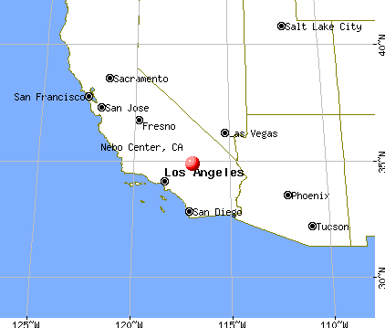 Nebo Center, California map