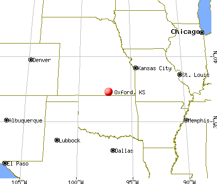 Oxford, Kansas map