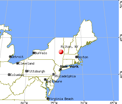 Milton, New York map